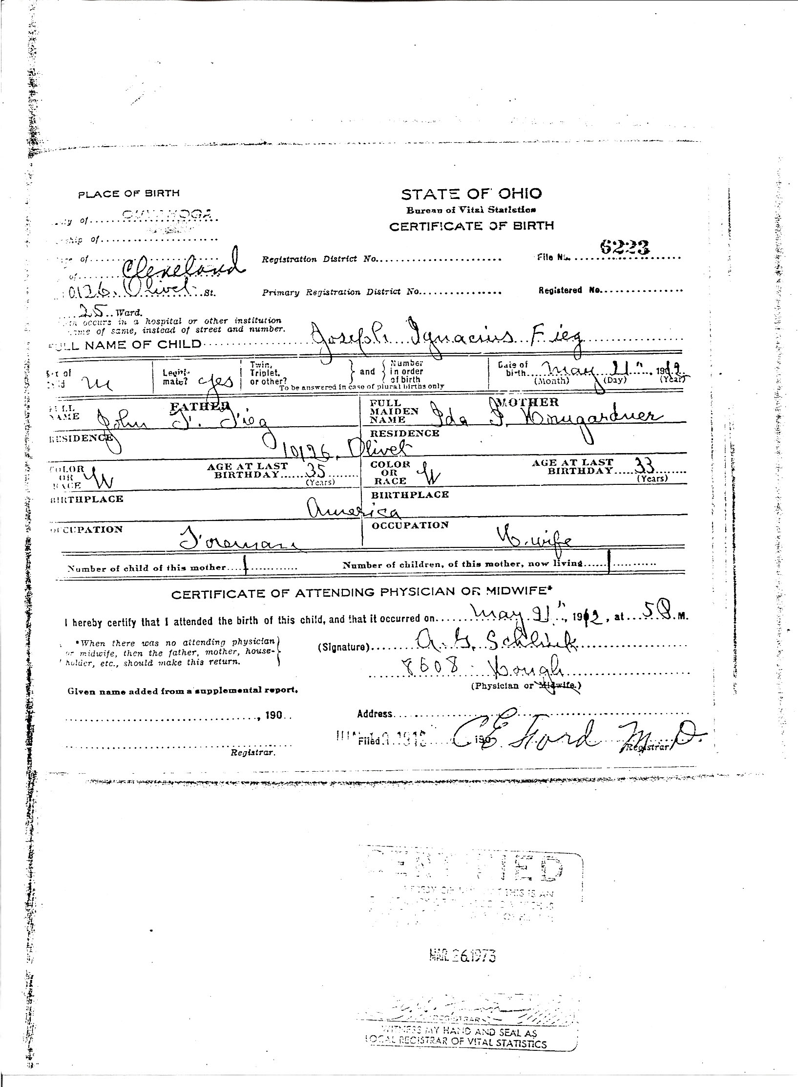 Family/Genealogy Records